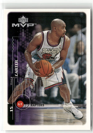 Basketball NBA Vince Carter Upper Deck MVP 1999-00 #155 Toronto Raptors Trading Card Original