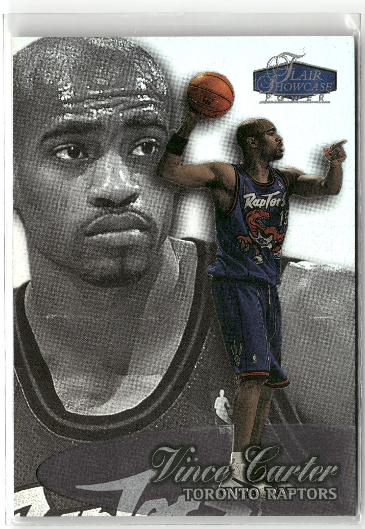 Basketball NBA Vince Carter 1998-99 Flair Showcase #3 Toronto Raptors Trading Card Original