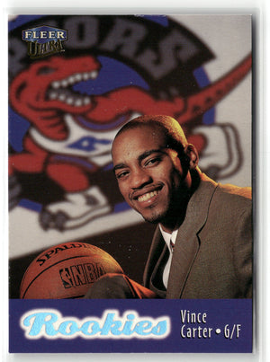 Basketball NBA Vince Carter 1998-99 Fleer Ultra #106 Toronto Raptors Rookie Card RC Trading Card Original