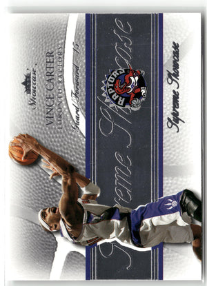 Basketball NBA Vince Carter 2004-05 Fleer Showcase #4 of 20SS Supreme Showcase Toronto Raptors Trading Card Original