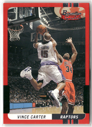 Basketball NBA Vince Carter 2004-05 Bowman Signature #5 Toronto Raptors Trading Card Original