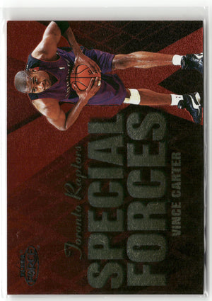 Basketball NBA Vince Carter 1999-00 Fleer Special Forces #1 of 15 SF Toronto Raptors Trading Card Original