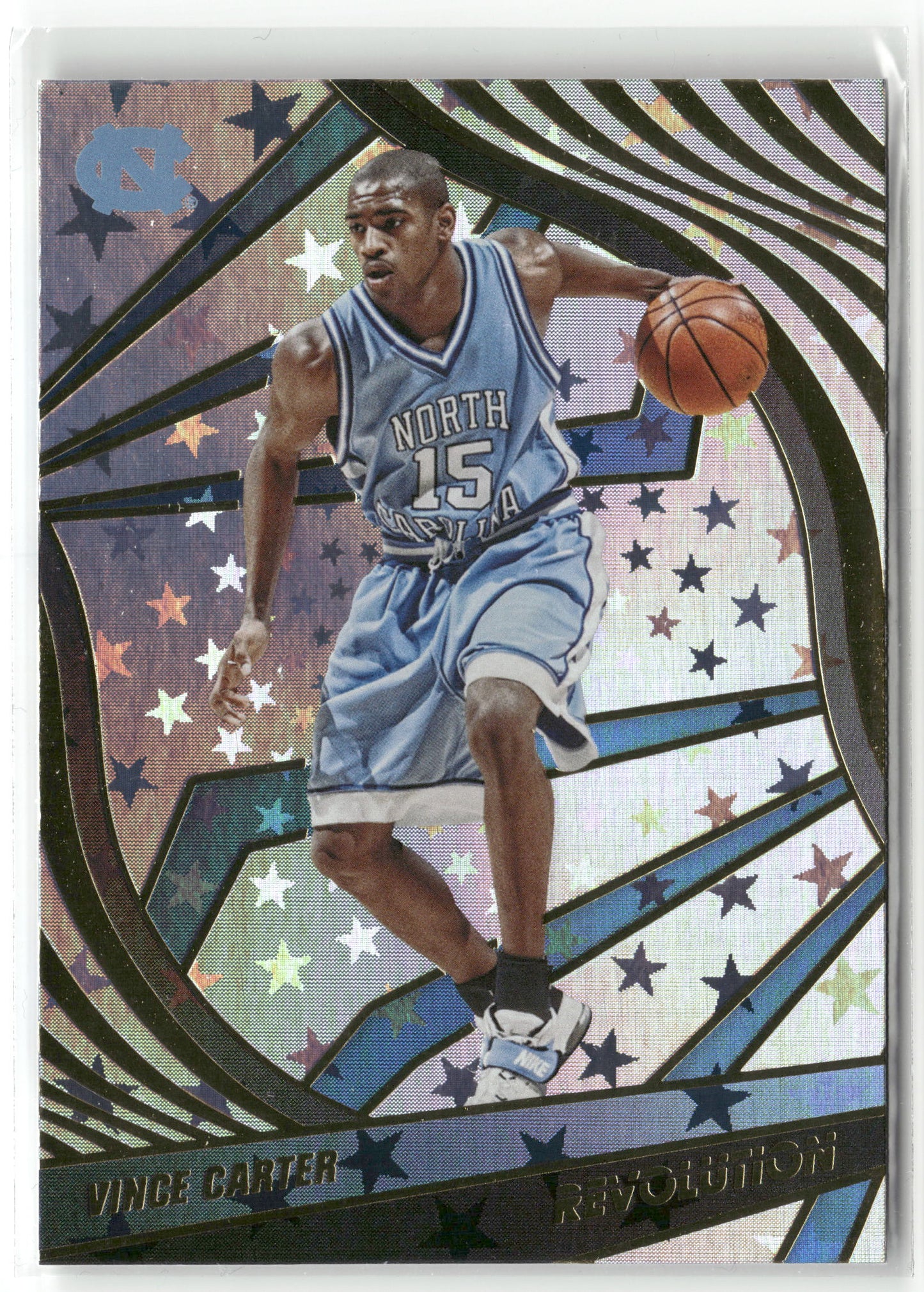 Basketball NBA Vince Carter 2022 Panini Chronicles Revolution Draft Picks #95 Astro North Carolina Tar Heels Trading Card Original