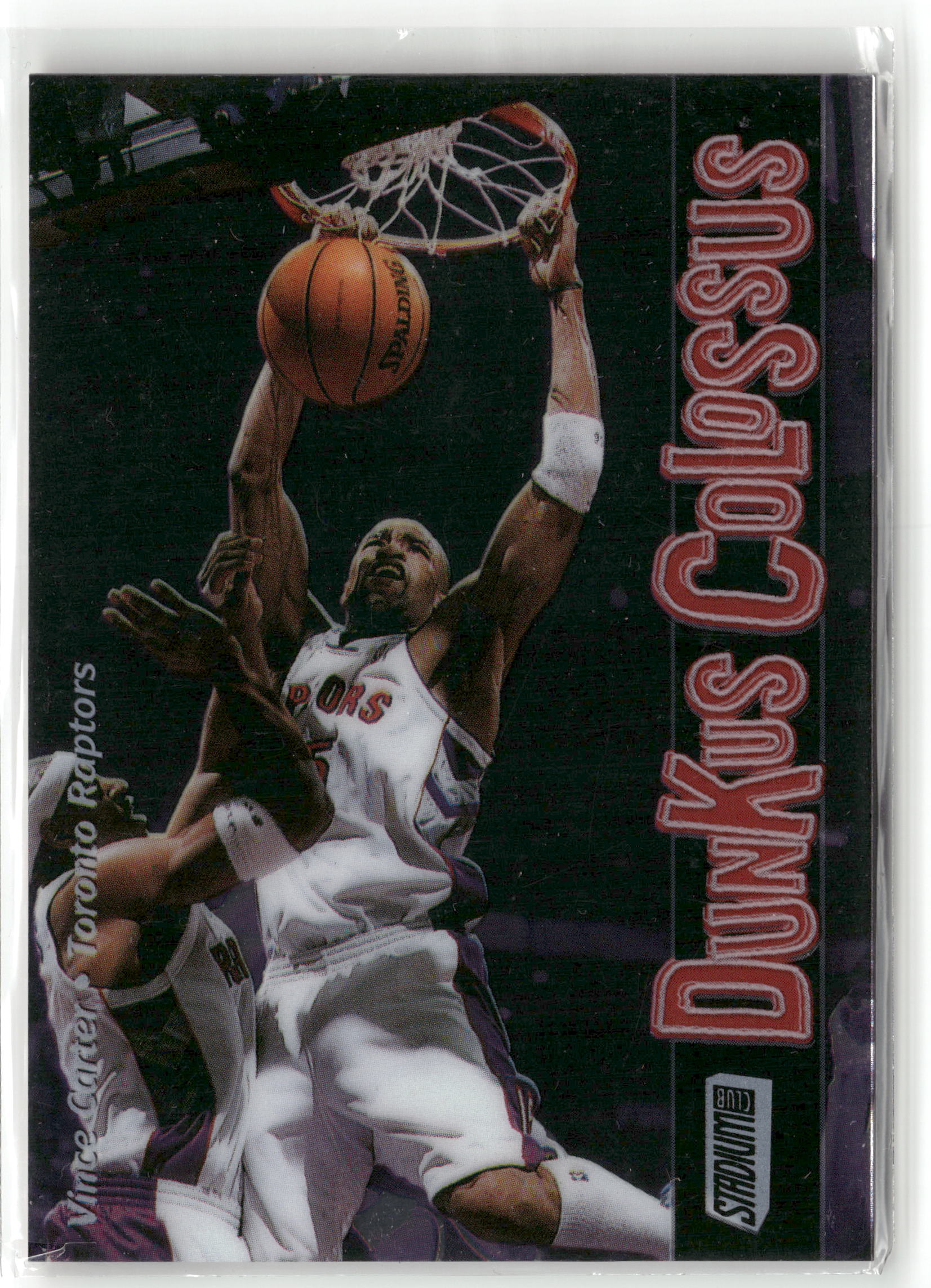 Basketball NBA Vince Carter 2001 Topps Stadium Club #DC2 Dunkus Colossus Toronto Raptors Trading Card Original
