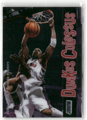 Basketball NBA Vince Carter 2001 Topps Stadium Club #DC2 Dunkus Colossus Toronto Raptors Trading Card Original