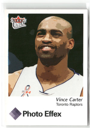 Basketball NBA Vince Carter 2002-03 Fleer Ultra #1 of 20 PE Photo Effex Toronto Raptors Trading Card Original