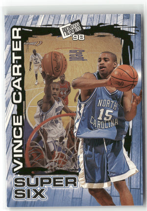 Basketball NBA Vince Carter 1998 Press Pass #S 4/6 North Carolina Tar Heels Trading Card Original
