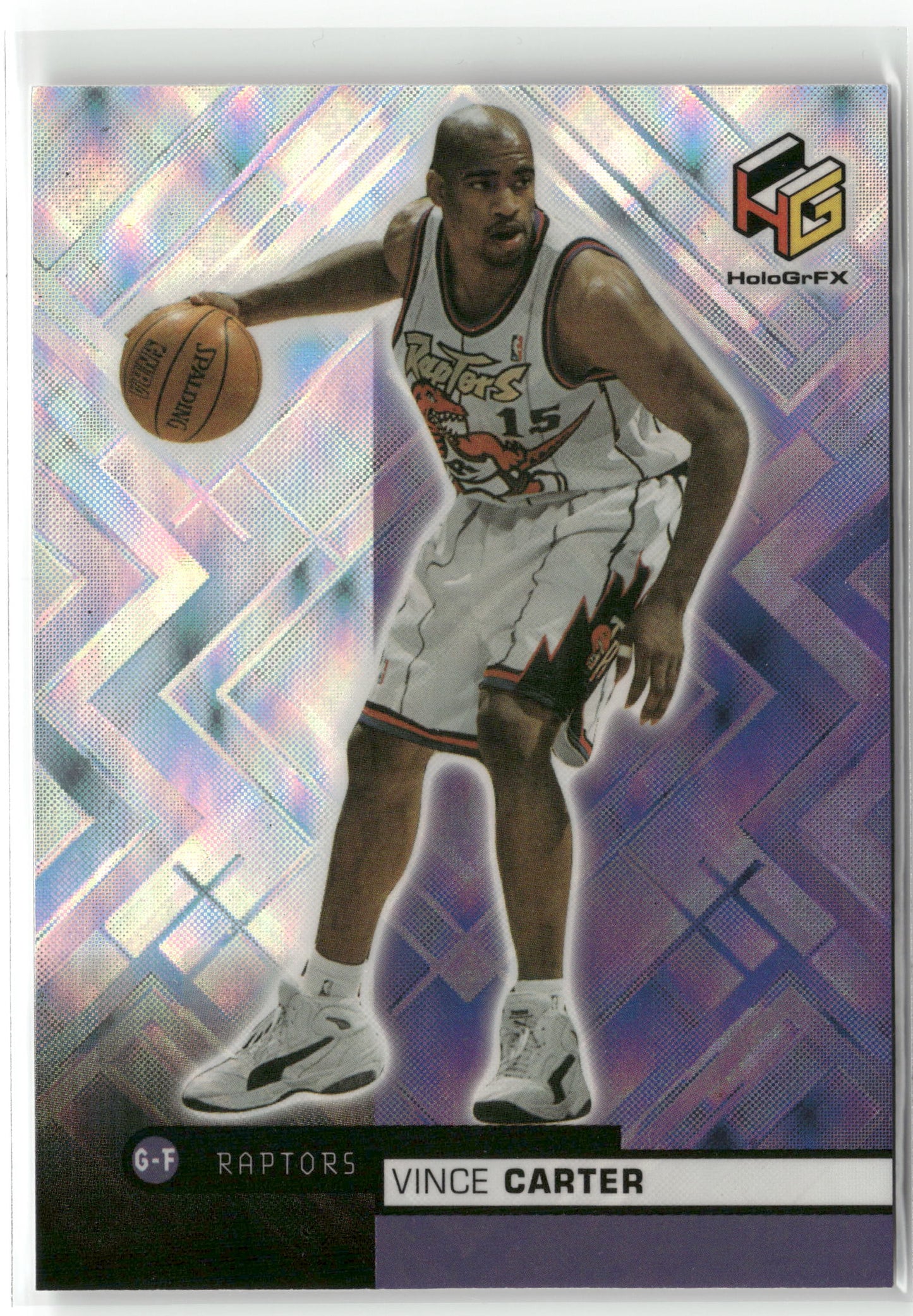 Basketball NBA Vince Carter 1999 Upper Deck HoloGrFX #53 Toronto Raptors Trading Card Original