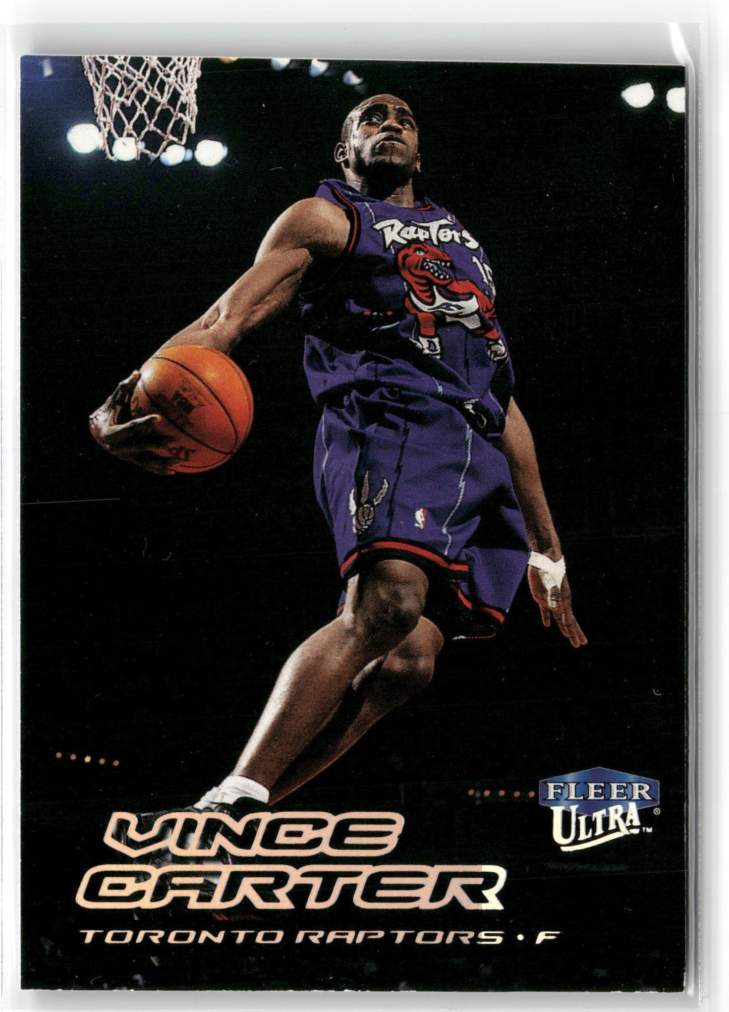 Basketball NBA Vince Carter 1999-00 Fleer Ultra #2 Toronto Raptors Trading Card Original