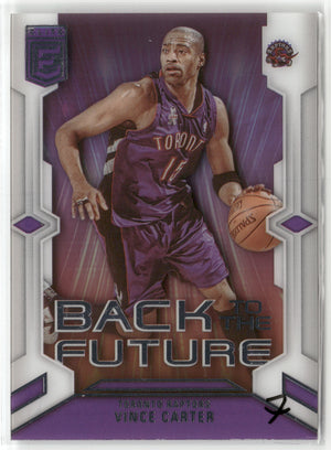 Basketball NBA Vince Carter 2023-24 Panini Donruss Elite Basketball #2 Back to the Future Toronto Raptors Trading Card Original