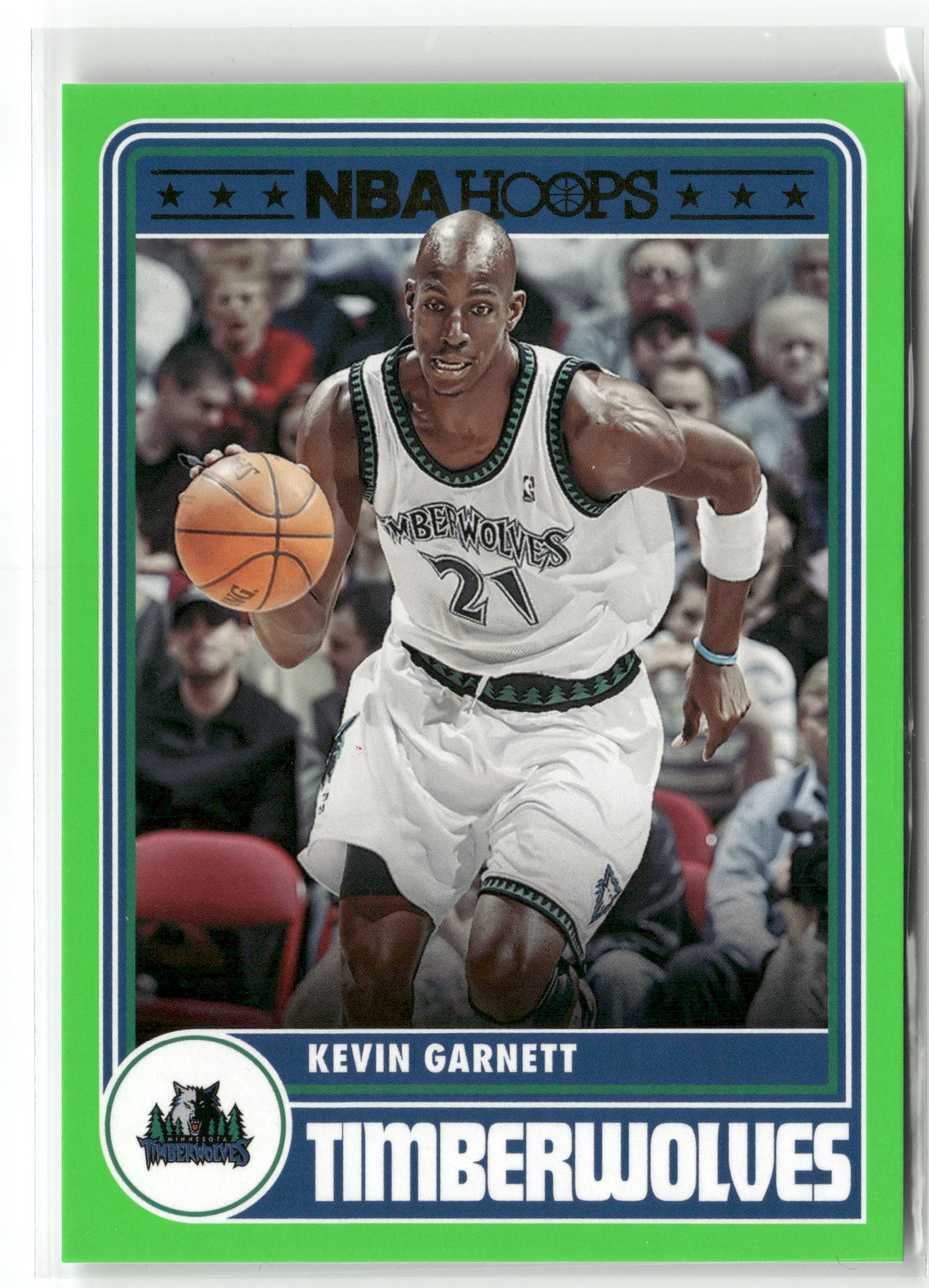 Basketball NBA Kevin Garnett 2023-24 Panini NBA Hoops #283 True Green Minnesota Timberwolves Trading Card Original