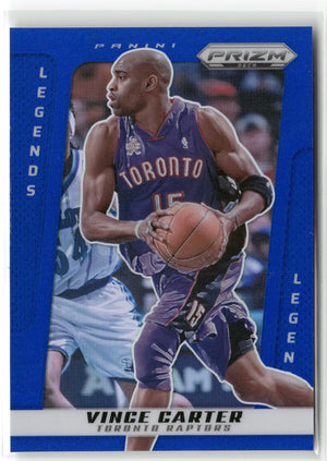 Basketball NBA Vince Carter 2024-25 Panini Prizm Deca Basketball #223 True Blue /149 Toronto Raptors Trading Card Original