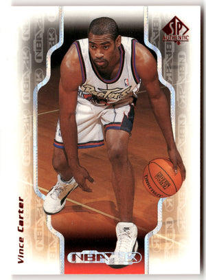 Basketball NBA Vince Carter 1999 SP Authentic NBA 2K #2K5 Toronto Raptors Trading Card Original