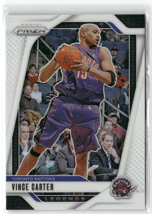 Basketball NBA Vince Carter 2024-25 Panini Prizm Basketball #295 White Prizm /175 Toronto Raptors Trading Card Original