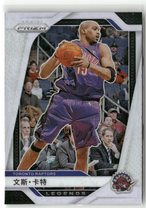 Basketball NBA Vince Carter 2024-25 Panini Prizm Basketball #295 Silver Prizm Toronto Raptors Trading Card Original