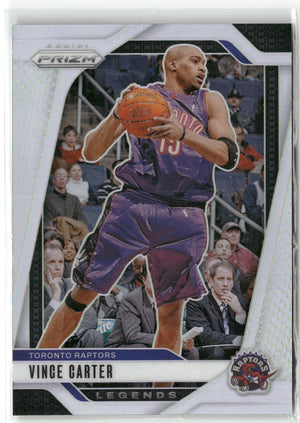 Basketball NBA Vince Carter 2024-25 Panini Prizm Basketball #295 Silver Prizm Toronto Raptors Trading Card Original