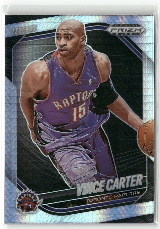 Basketball NBA Vince Carter 2024-25 Panini Prizm Black Basketball #278 Hyper Prizm Toronto Raptors Trading Card Original