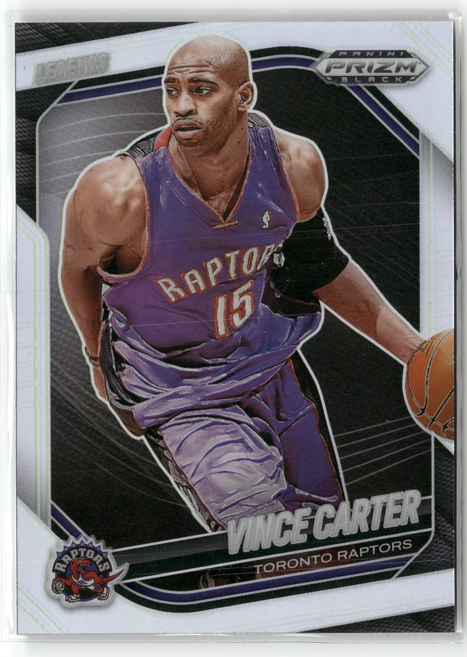 Basketball NBA Vince Carter 2024-25 Panini Prizm Black Basketball #278 Silver Prizm Toronto Raptors Trading Card Original