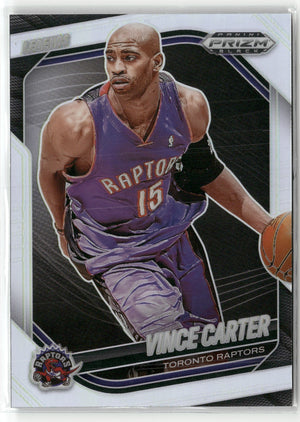 Basketball NBA Vince Carter 2024-25 Panini Prizm Black Basketball #278 Silver Prizm Toronto Raptors Trading Card Original