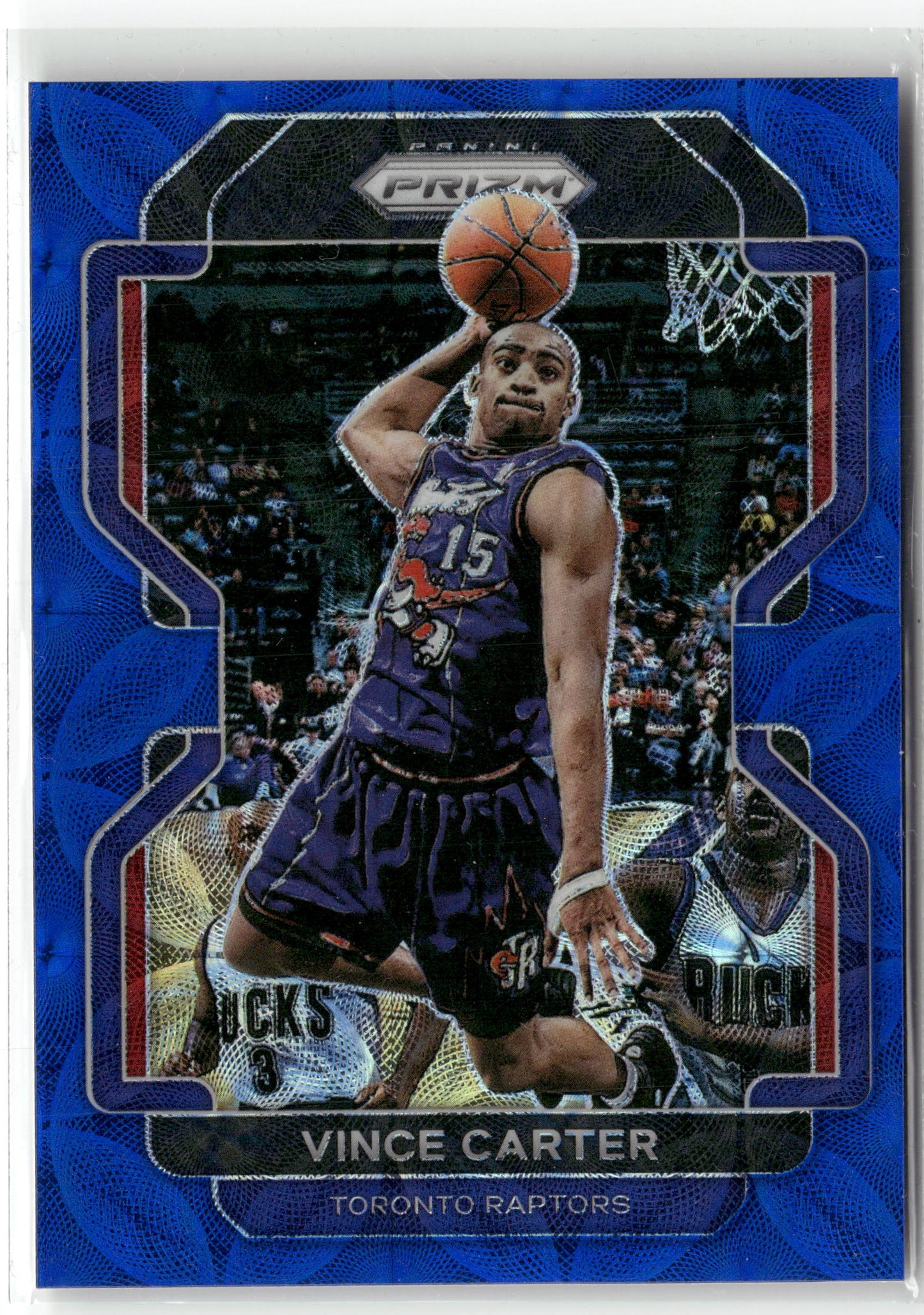 Basketball NBA Vince Carter 2021-22 Panini Prizm Basketball #246 Choice Blue Prizm /39 Toronto Raptors Trading Card Original