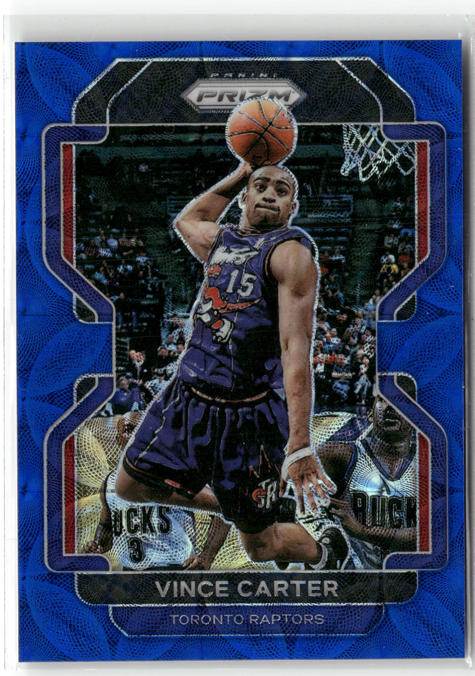Basketball NBA Vince Carter 2021-22 Panini Prizm Basketball #246 Choice Blue Prizm /39 Toronto Raptors Trading Card Original