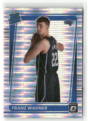 Basketball NBA Franz Wagner 2021-22 Panini Donruss Optic Basketball #185 Orlando Magic Rookie Card RC Trading Card Original