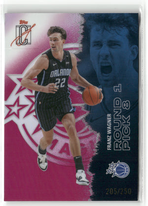 Basketball NBA Franz Wagner 2025-26 Topps Signature Class #90 Magenta /250 Orlando Magic Trading Card Original
