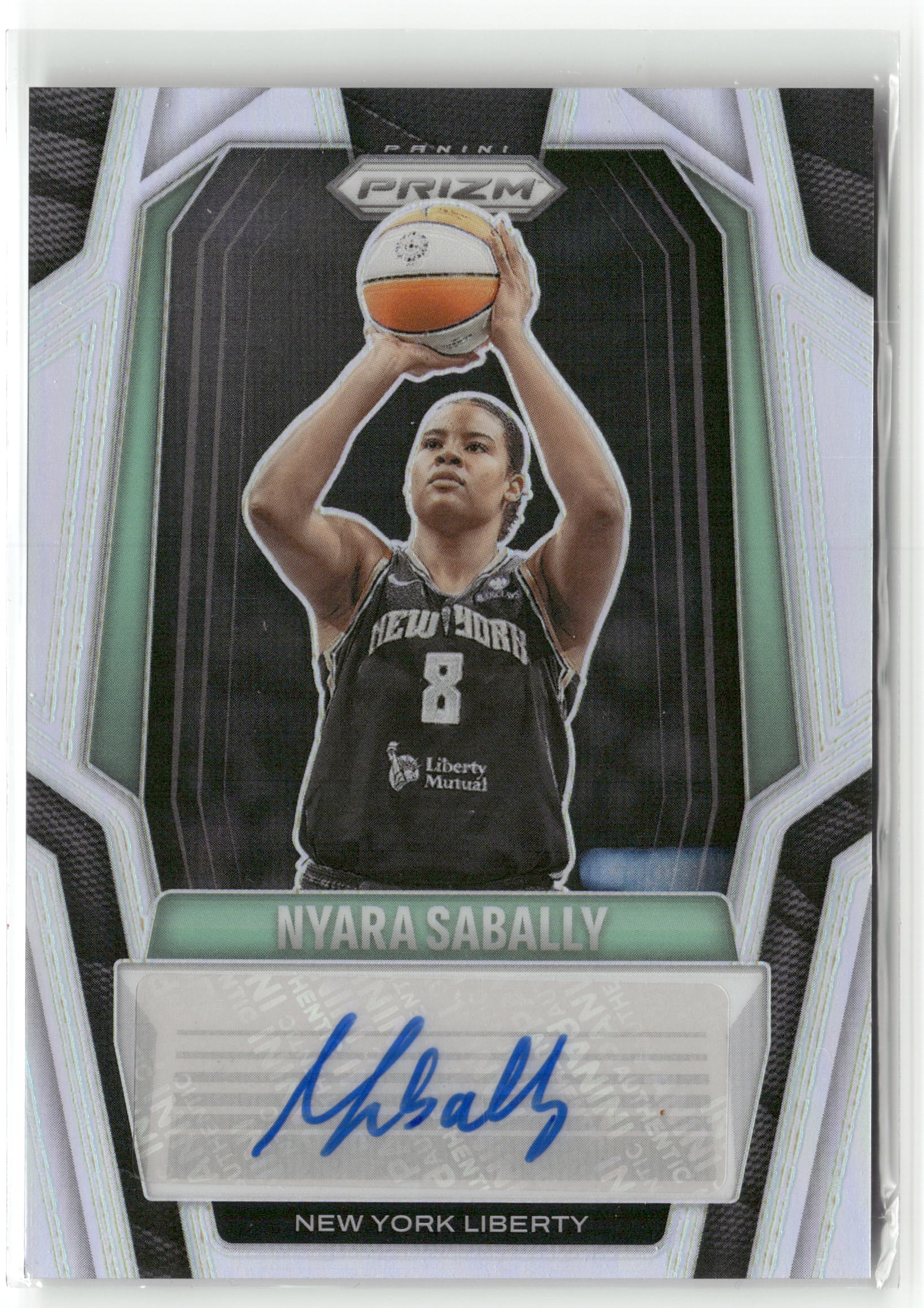 Basketball NBA Nyara Sabally 2025 Panini Prizm WNBA Basketball #SG-NS Signatures New York Liberty Trading Card Original