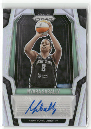 Basketball NBA Nyara Sabally 2025 Panini Prizm WNBA Basketball #SG-NS Signatures New York Liberty Trading Card Original