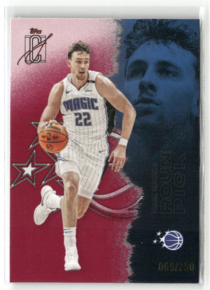 Basketball NBA Franz Wagner 2025-26 Topps Signature Class #90 Red /250 Orlando Magic Trading Card Original