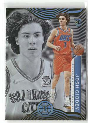 Basketball NBA Josh Giddey 2021-22 Panini Illusions Basketball #156 Oklahoma City Thunder Rookie Card RC Trading Card Original