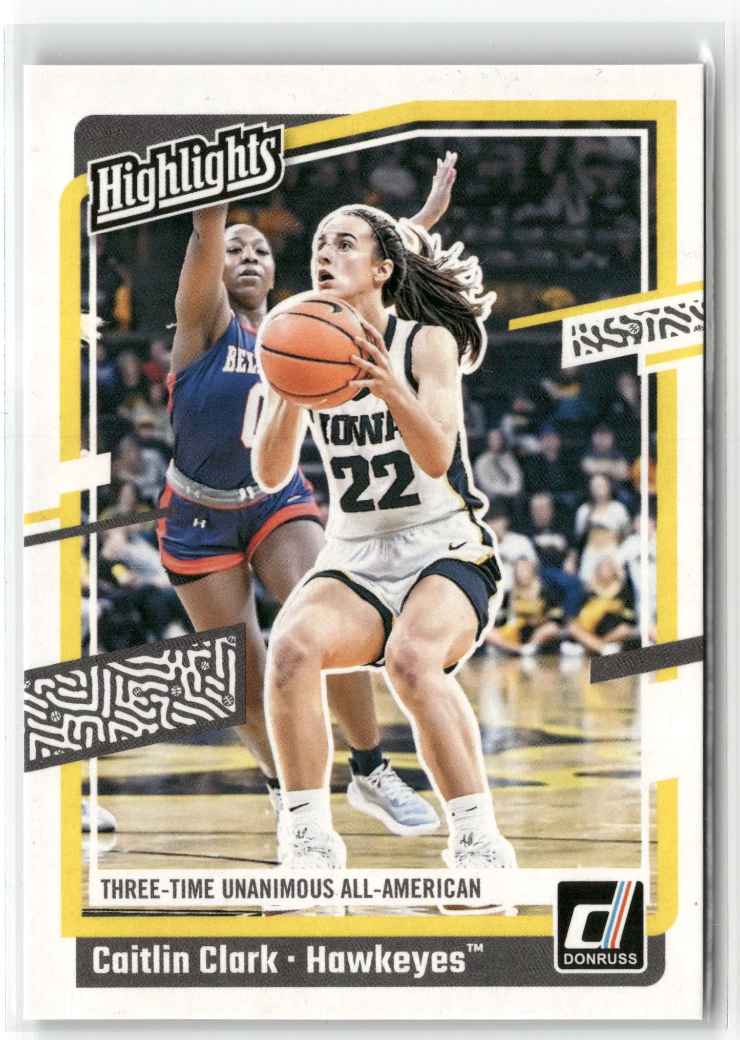 Basketball NBA Caitlin Clark 2024 Panini Donruss Caitlin Clark Collection #H12 Iowa Hawkeyes Trading Card Original
