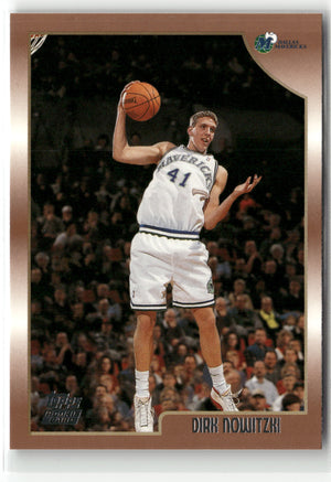 Basketball NBA Dirk Nowitzki 1998 Topps Basketball #154 Rookie Card Dallas Mavericks Rookie Card RC Trading Card Original