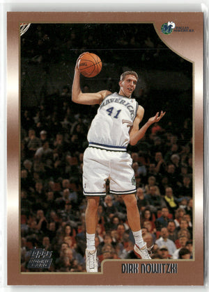 Basketball NBA Dirk Nowitzki 1998 Topps Basketball #154 Rookie Card Dallas Mavericks Rookie Card RC Trading Card Original