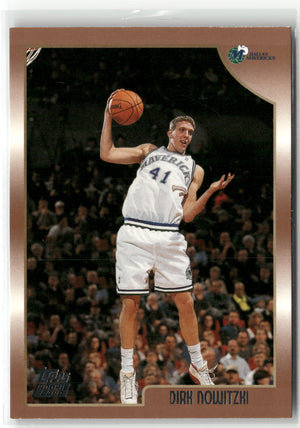 Basketball NBA Dirk Nowitzki 1998-99 Topps #154 Dallas Mavericks Rookie Card RC Trading Card Original