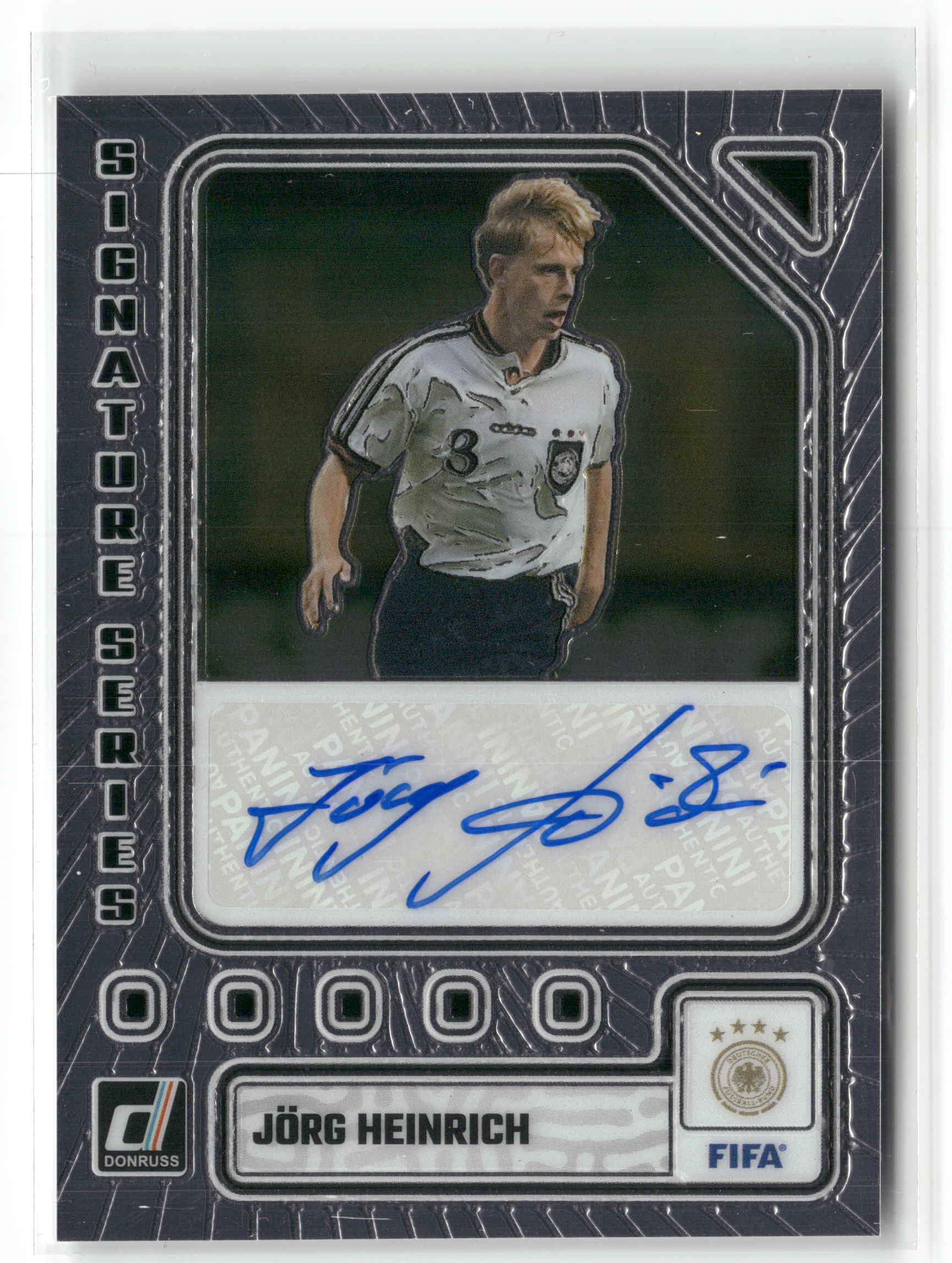 Fußball Jörg Heinrich 2023-24 Panini Donruss Soccer #SS-JHE Auto Germany Trading Card Original