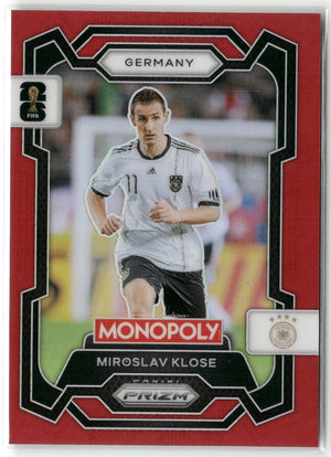 Fußball Miroslav Klose 2026 Panini Monopoly Prizm FIFA World Cup 26 #62 Red Germany Trading Card Original