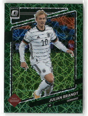 Fußball Julian Brandt 2021-22 Panini Donruss Optic Soccer #68 Germany Trading Card Original