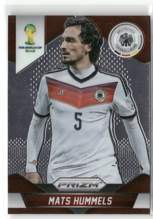 Fußball Mats Hummels 2014 Panini Prizm FIFA World Cup #84 Germany Trading Card Original