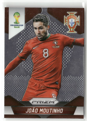 Fußball João Moutinho 2014 Panini Prizm FIFA World Cup Brasil #158 Portugal Trading Card Original