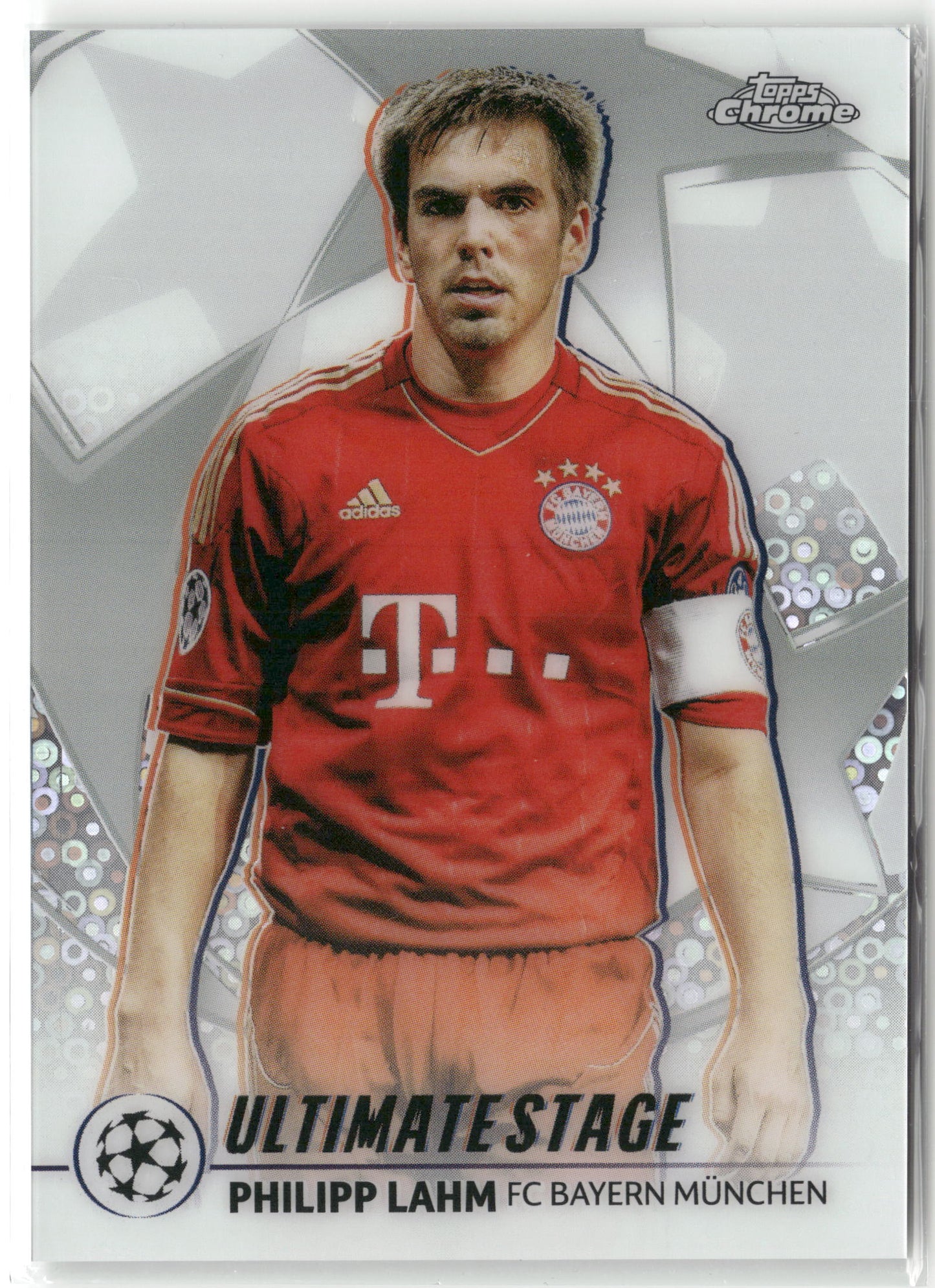 Fußball Philipp Lahm 2025-26 Topps Chrome UEFA Club Competitions #US-34 FC Bayern München Trading Card Original