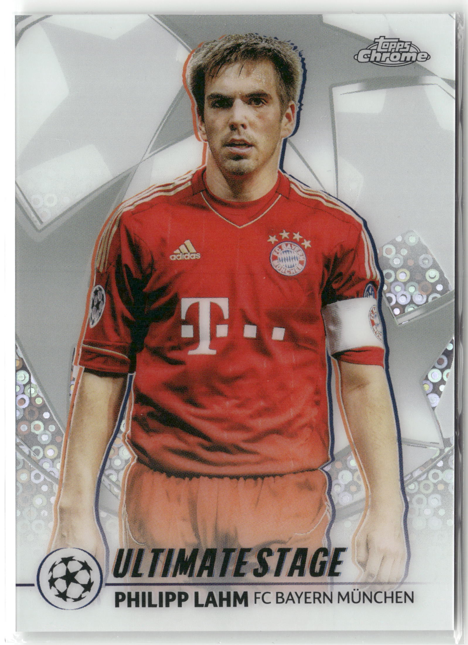 Fußball Philipp Lahm 2025-26 Topps Chrome UEFA Club Competitions #US-34 FC Bayern München Trading Card Original
