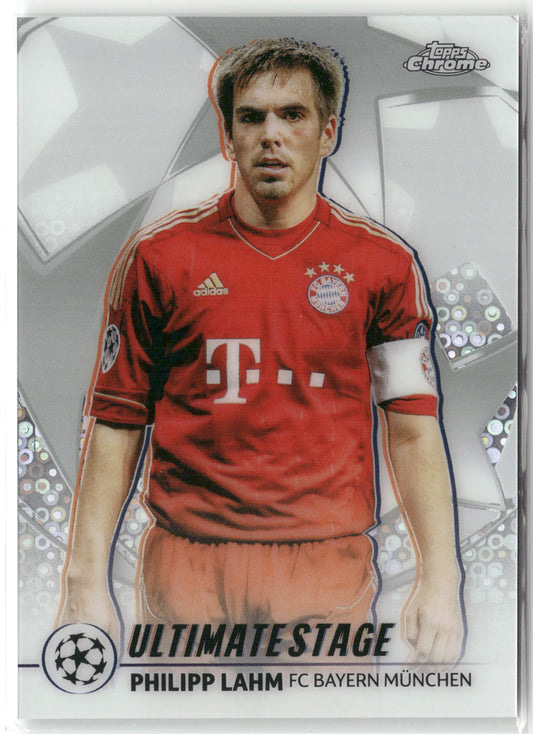Fußball Philipp Lahm 2025-26 Topps Chrome UEFA Club Competitions #US-34 FC Bayern München Trading Card Original