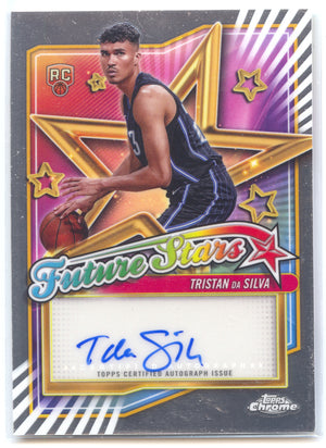 Basketball NBA Tristan da Silva 2024-25 Topps Chrome Basketball #FSA-TD Future Stars Autograph Orlando Magic Rookie Card RC Trading Card Original