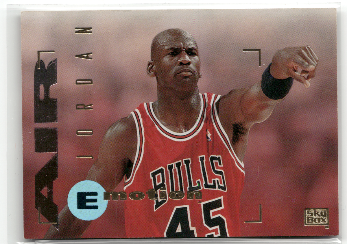 Basketball NBA Michael Jordan - 1995-96 SkyBox E-Motion - Chicago Bulls #100 Trading Card Original