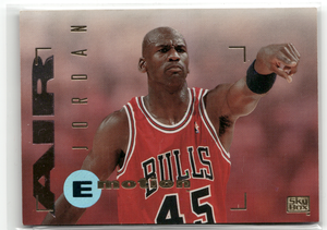 Basketball NBA Michael Jordan - 1995-96 SkyBox E-Motion - Chicago Bulls #100 Trading Card Original